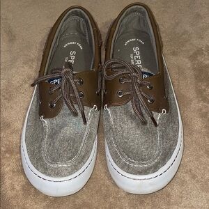 Sperry Men's Brown Canvas Boat Shoes